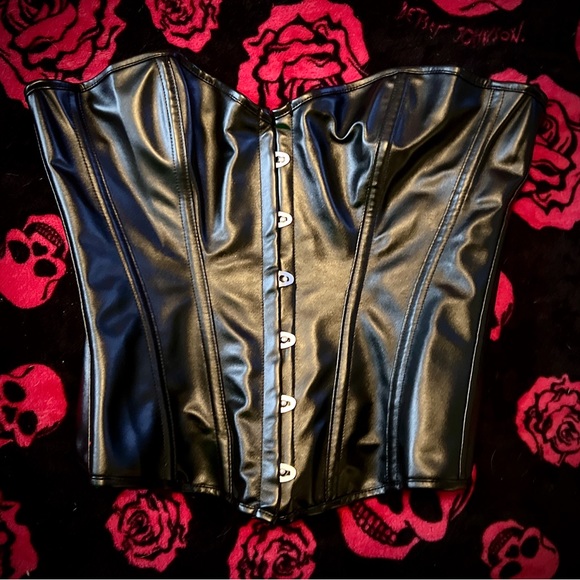 SHEIN Other - New pleather underbust corset! Never worn! Still in package.